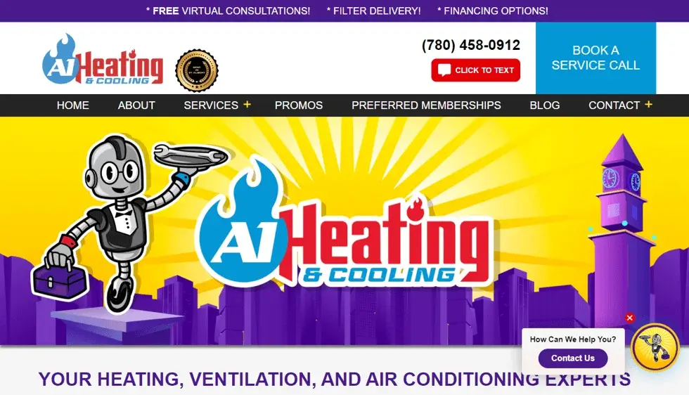 A1 Heating project screenshot