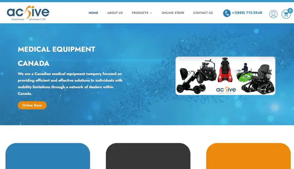 Active Health Solutions project screenshot