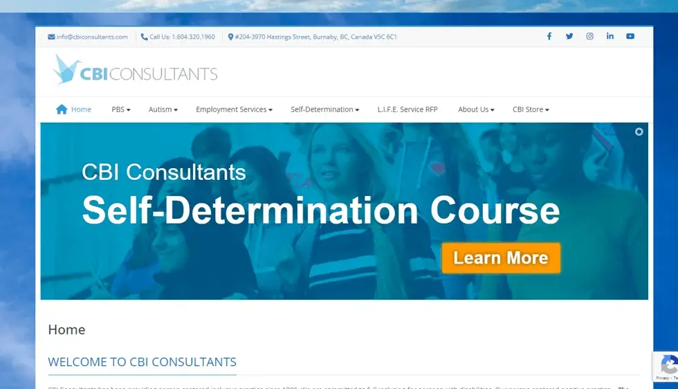 CBI Consultants project screenshot