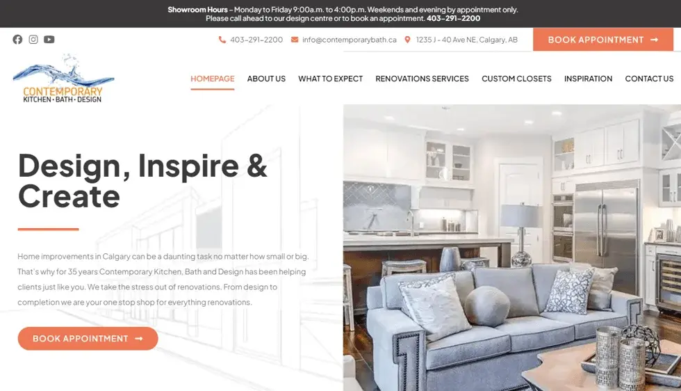 Contemporary Bath project screenshot