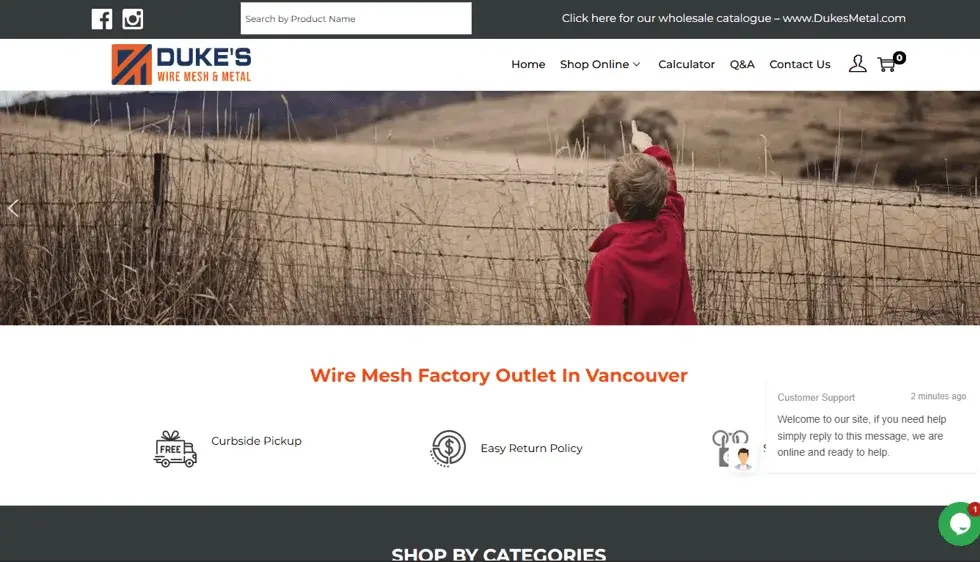 Dukes Wire Mesh project screenshot