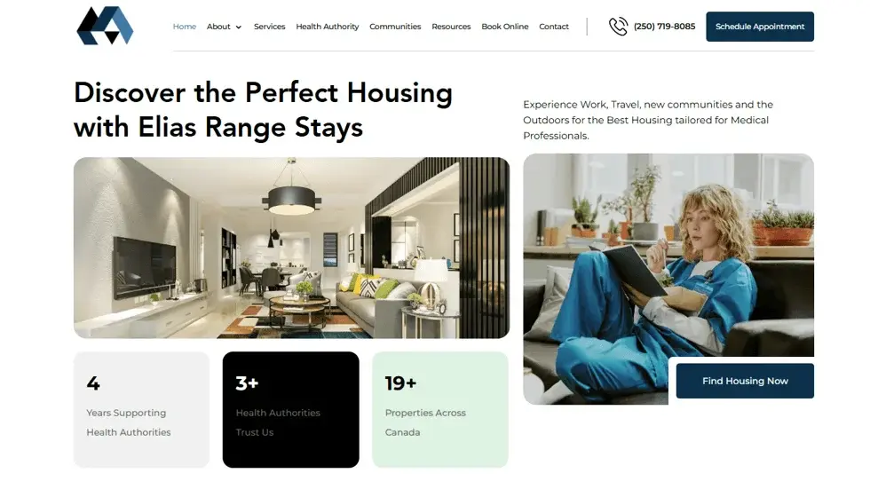 Elias Range Stays project screenshot