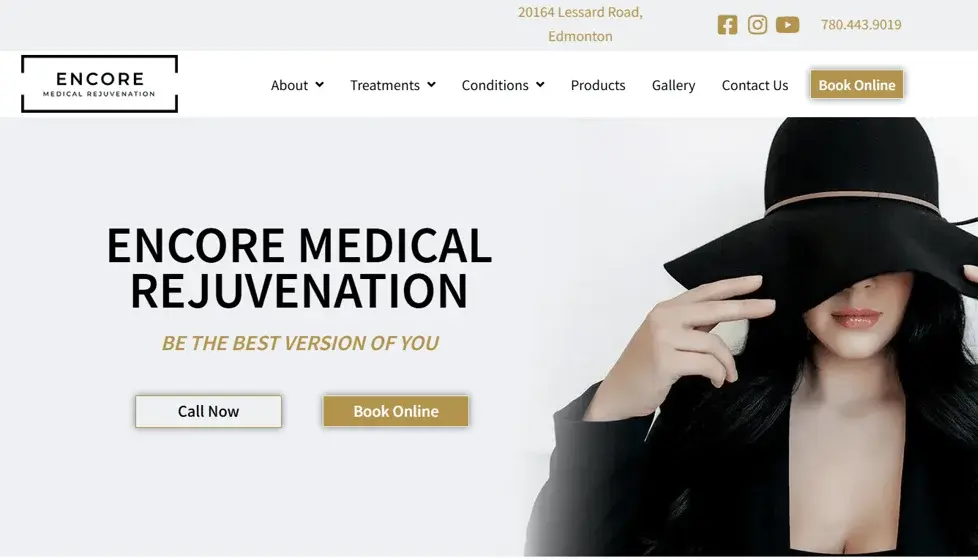 Encore Medical Rejuvenation project screenshot