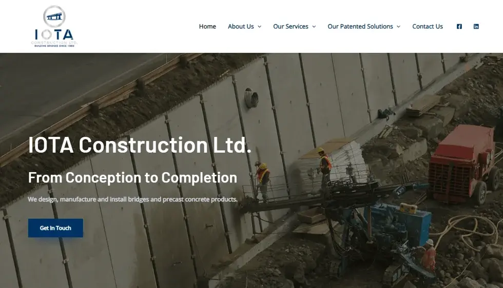 Iota Construction project screenshot