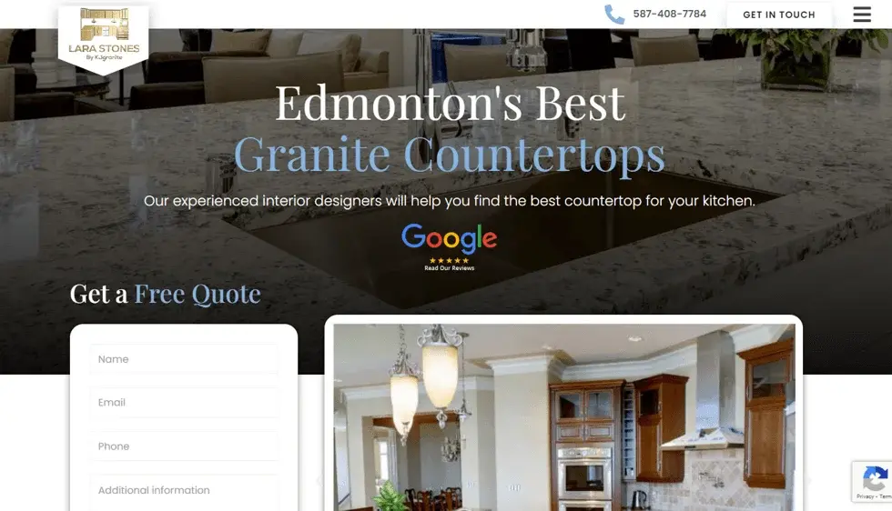 KJ Granite project screenshot