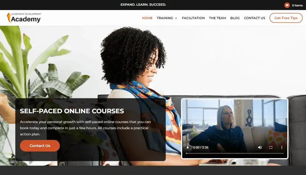 Leadership Development Academy project screenshot