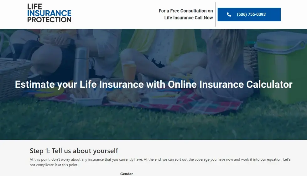 Life Insurance Protection project screenshot