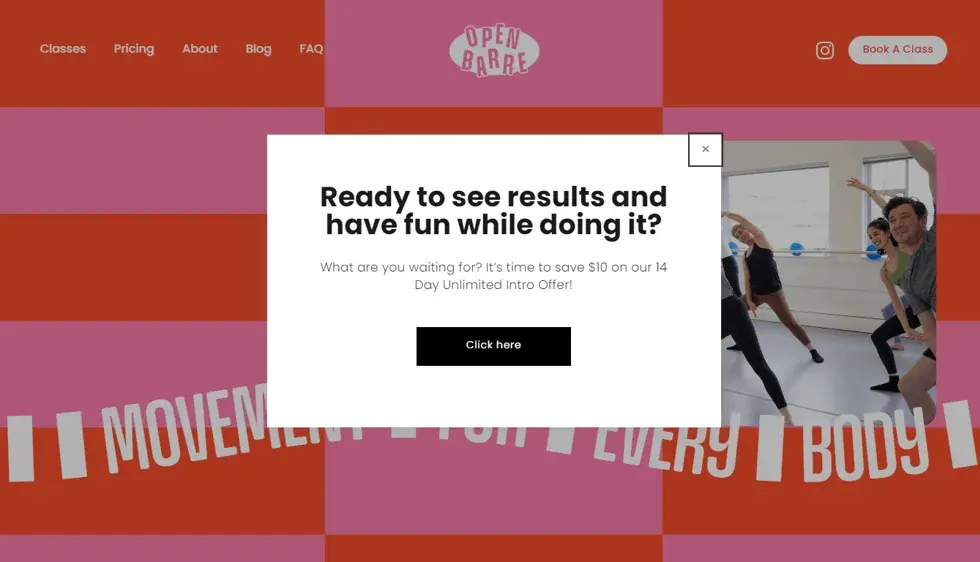 Open Barre project screenshot