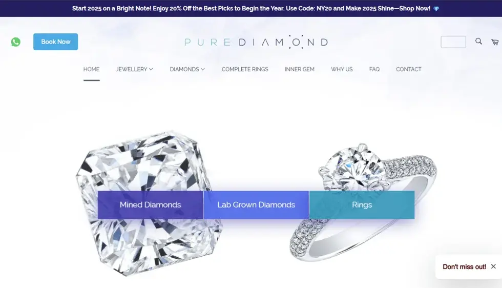 Pure Diamond project screenshot