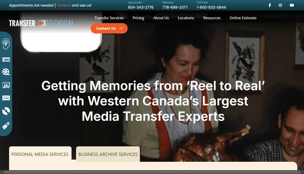 Transfer to Digital project screenshot